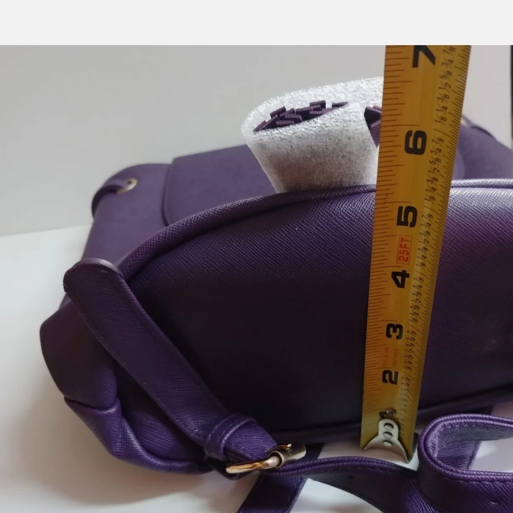 Elegant Purple Women's Backpack - Picture 6 of 6